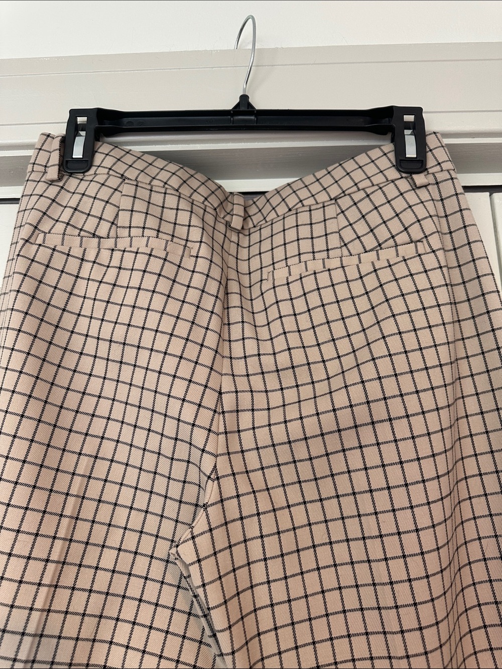 Theory Beige Windowpane Chinos - Picture 4 of 5
